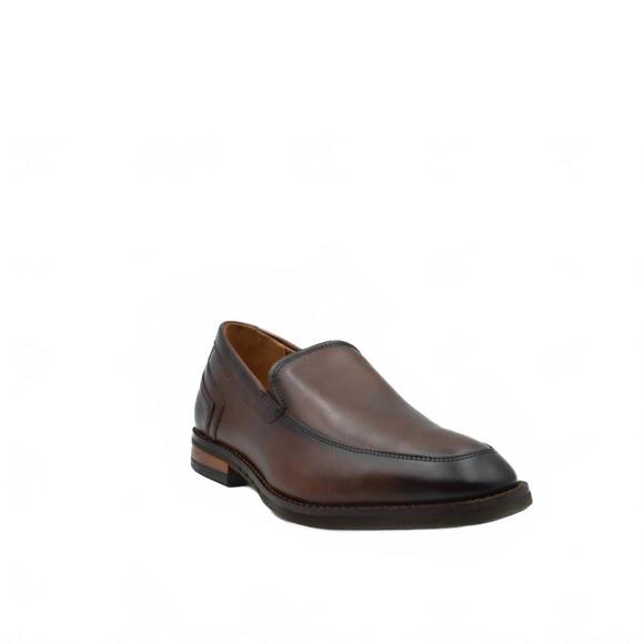 NEW CLARKS men\'s un hugh step shoes in brown main image 4